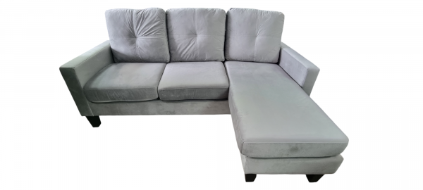 Sofa otomano de 3 plazas tipo chaiselonge pequeño